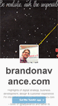 Mobile Screenshot of brandonavance.com